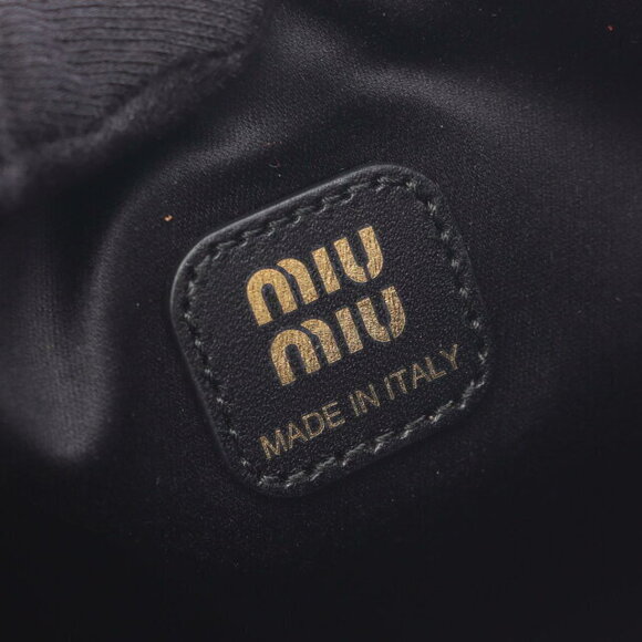 Miu Miu NAPPA leather pouch bag black - Picture 4 of 8